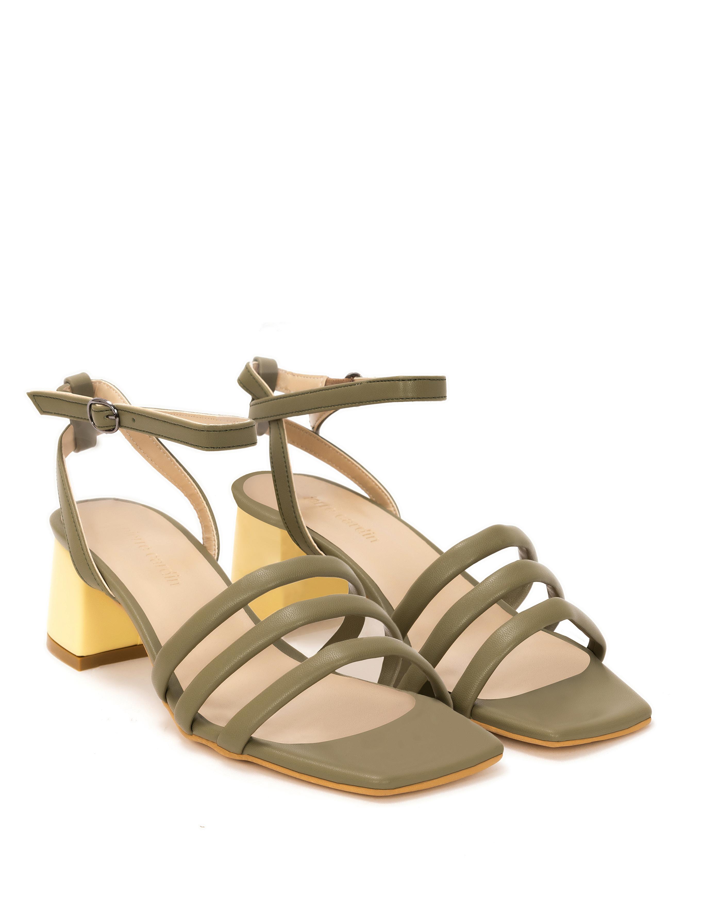 Yeşil Topuklu Sandalet