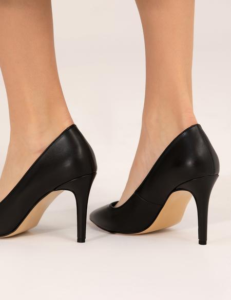 Siyah Topuklu Ayakkabı - 50268755003