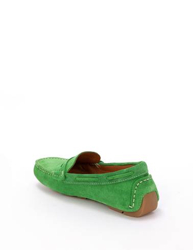 Yeşil Süet Deri Loafer