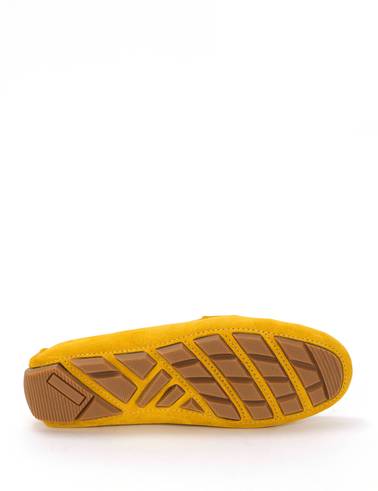 Yağ Yeşili Süet Deri Loafer