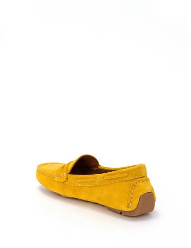 Yağ Yeşili Süet Deri Loafer