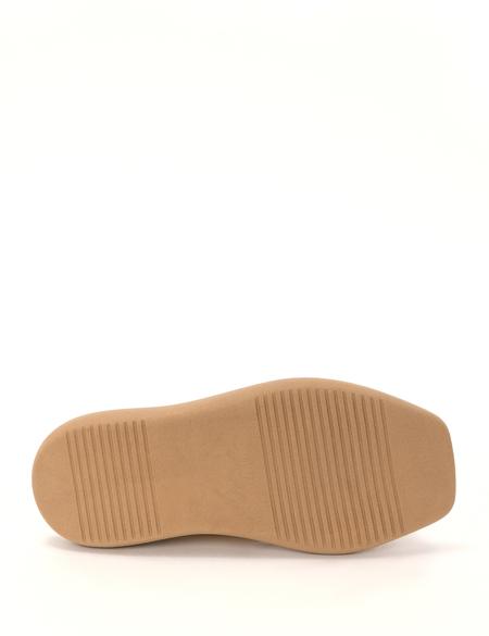 Bej Deri Sandalet - 50269963005