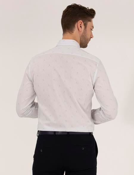 Açık Yeşil Slim Fit Uzun Kollu Gömlek - 50264896047