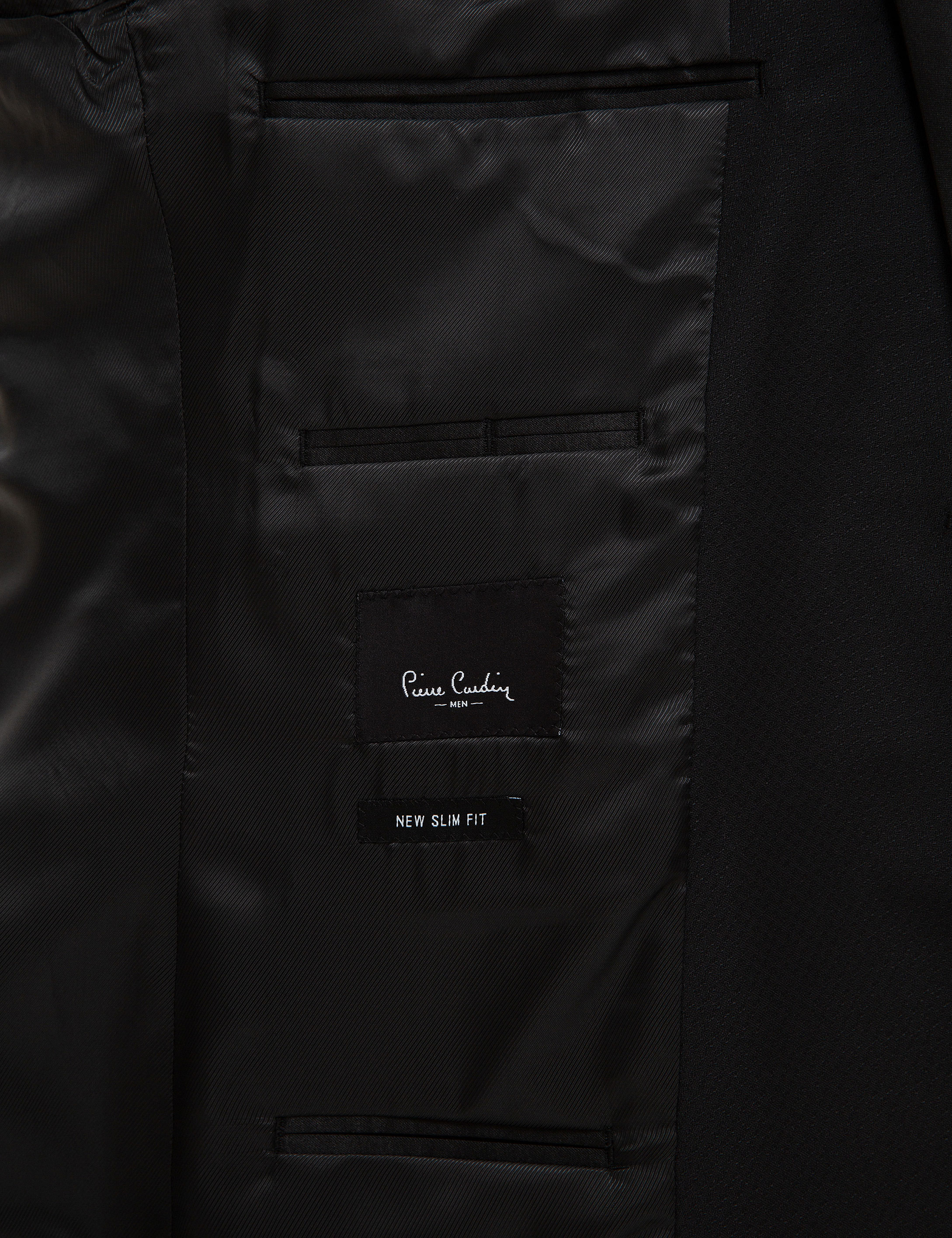 Siyah Ex.Slim Fit Yelekli Smokin Damatlık - Image 7