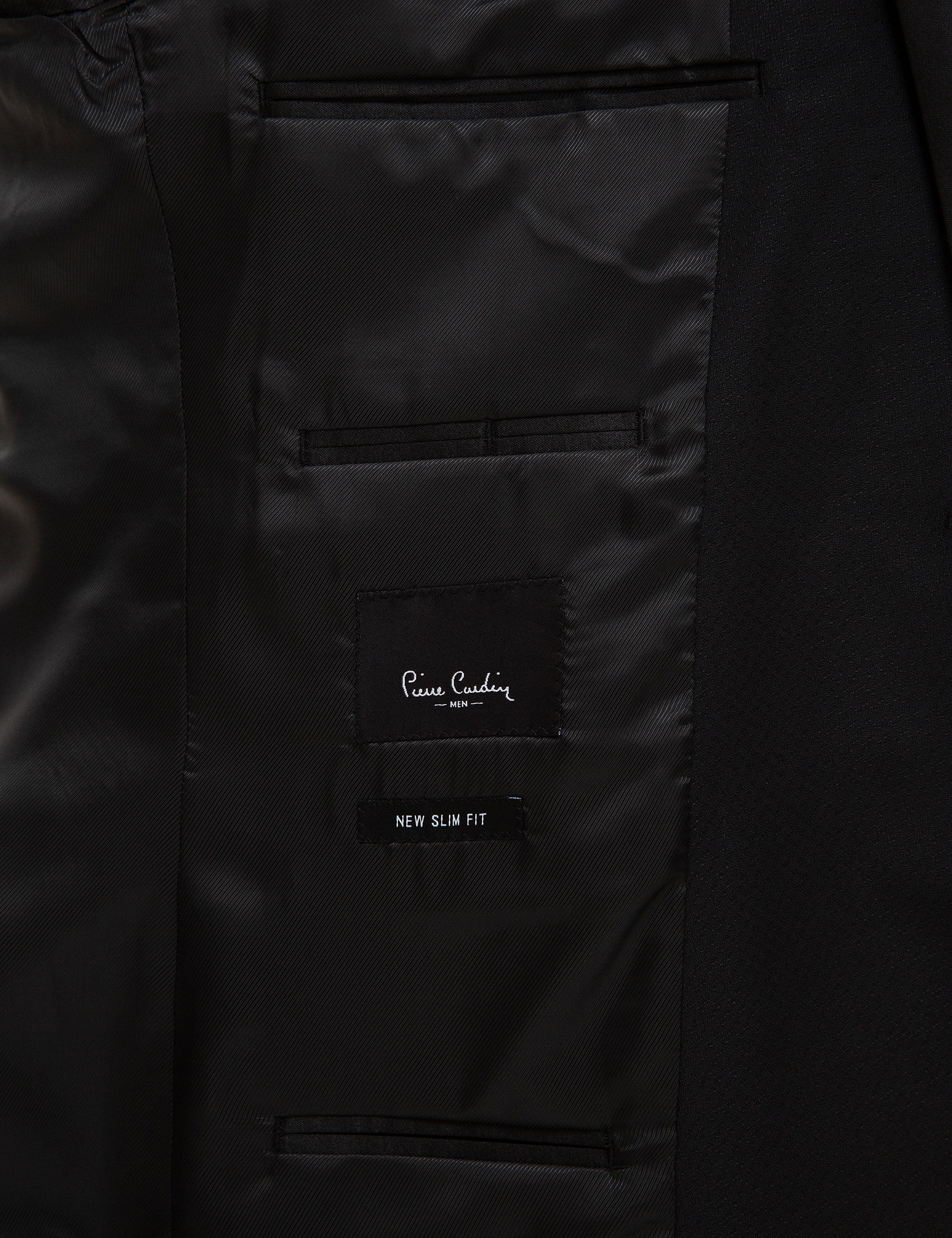 Siyah Ex.Slim Fit Yelekli Smokin Damatlık
