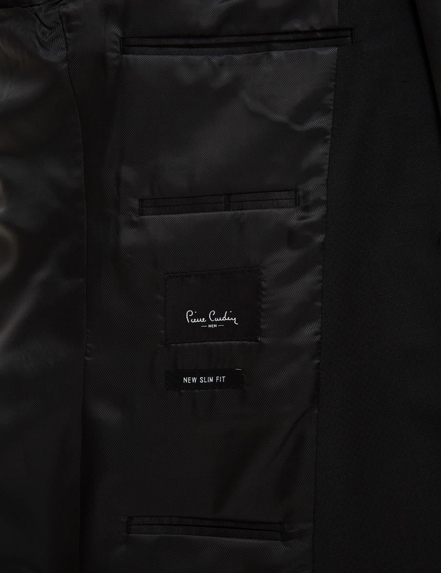 Siyah Ex.Slim Fit Yelekli Smokin Damatlık