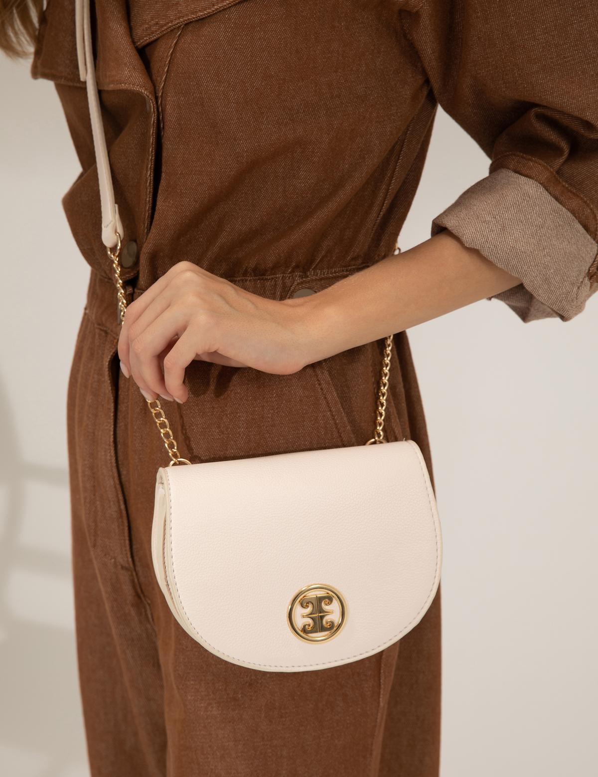 Ekru Çapraz Çanta - 50276446003