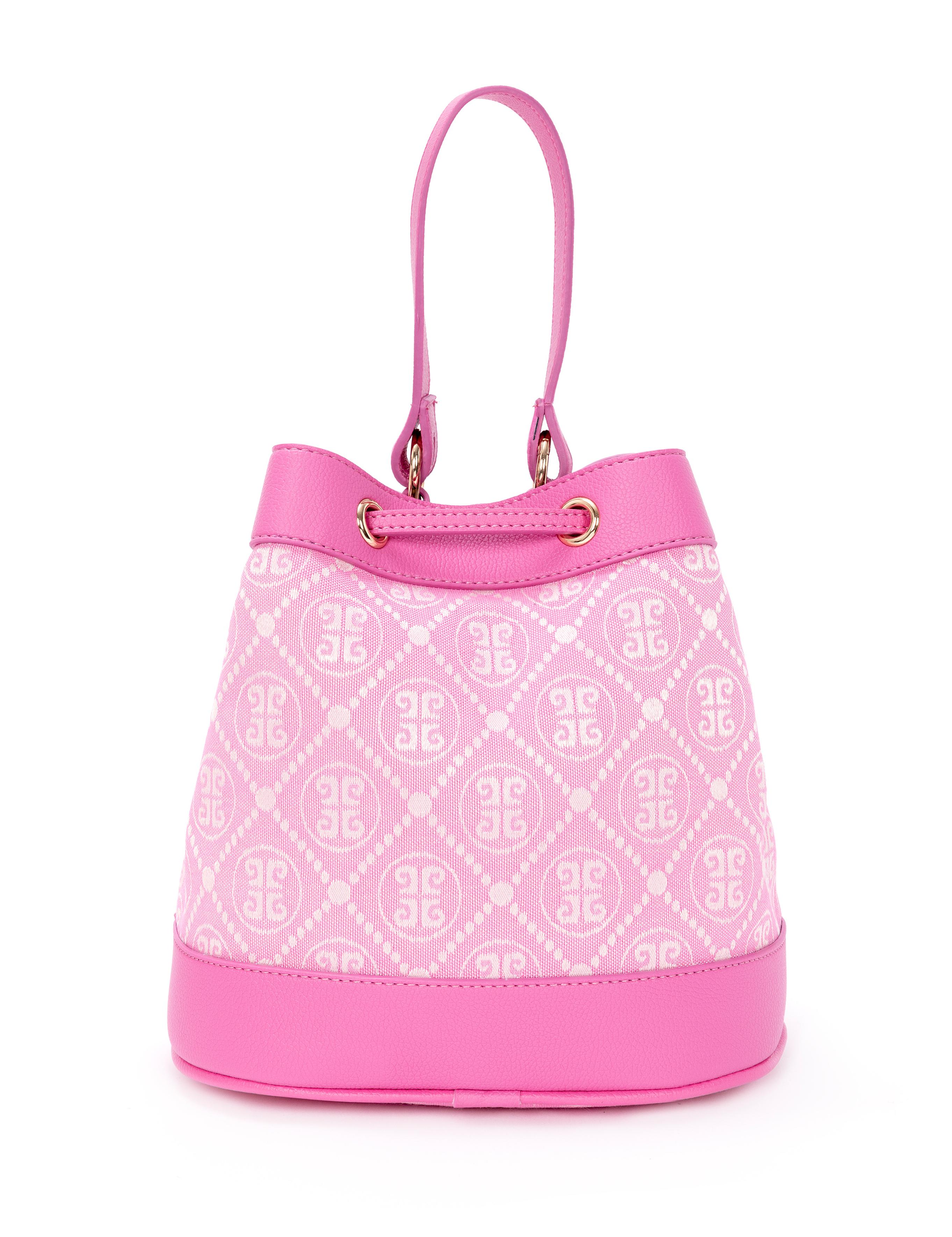 Koyu Pembe Büzgülü Çanta