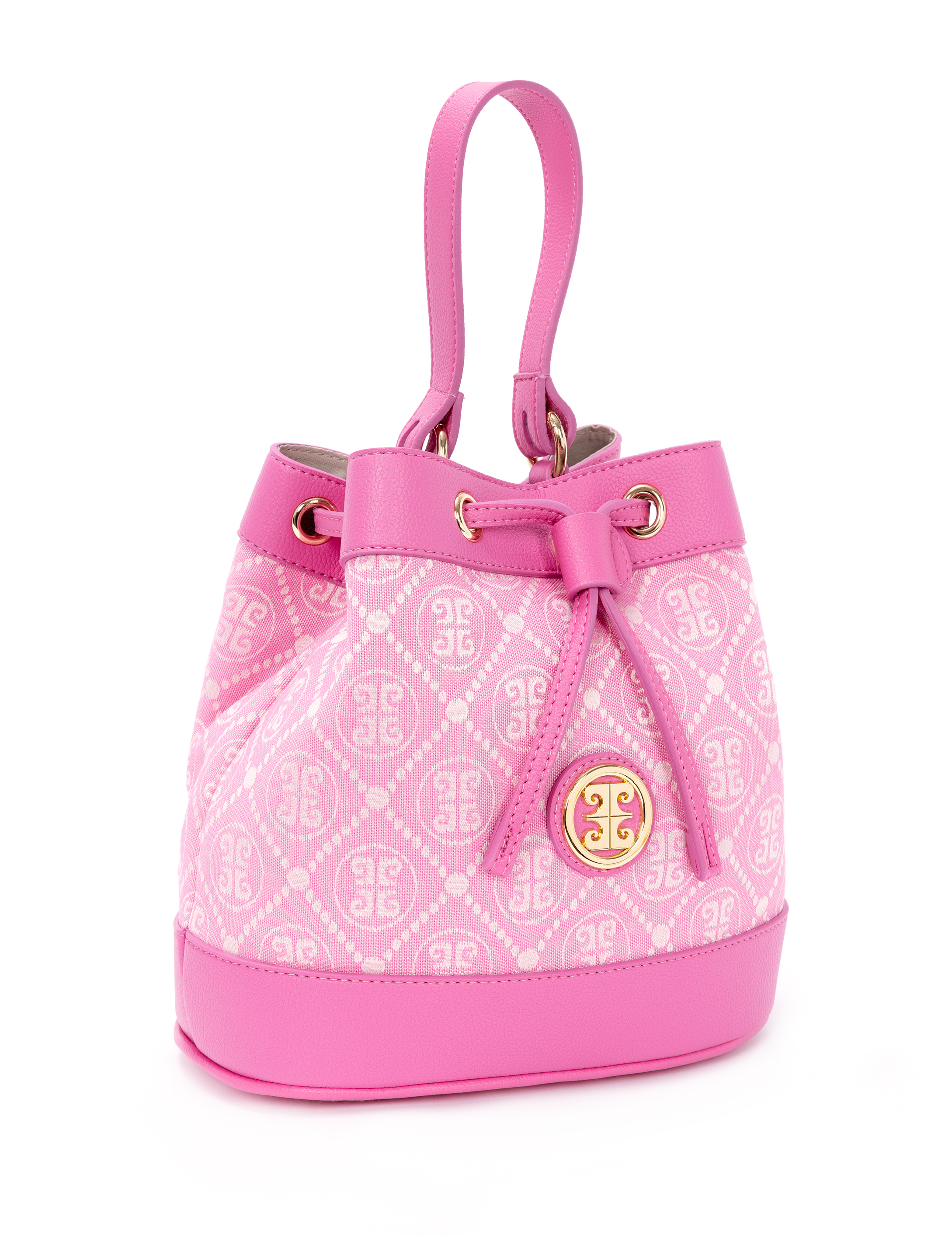 Koyu Pembe Büzgülü Çanta - Image 3