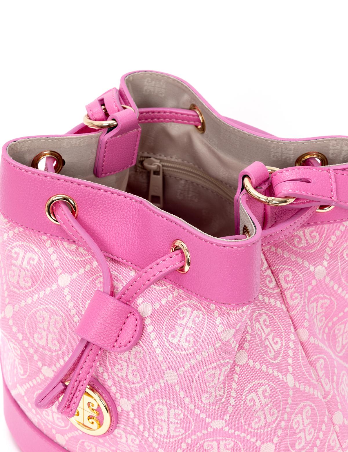 Koyu Pembe Büzgülü Çanta - 50276435005