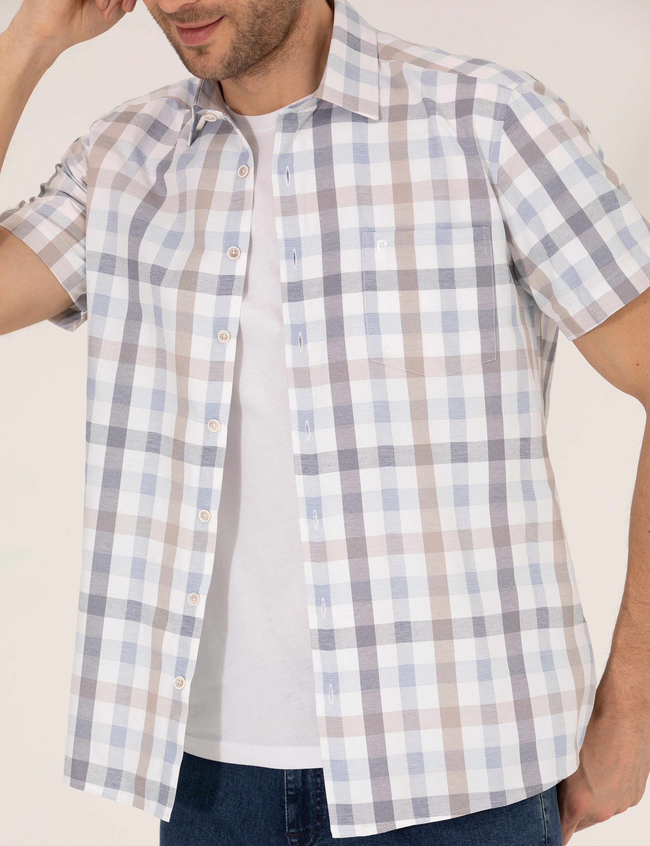 Mavi Regular Fit Kısa Kollu Gömlek