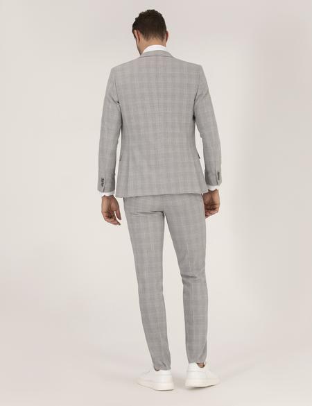 Gri Süper Slim Takım Elbise - 50261782002