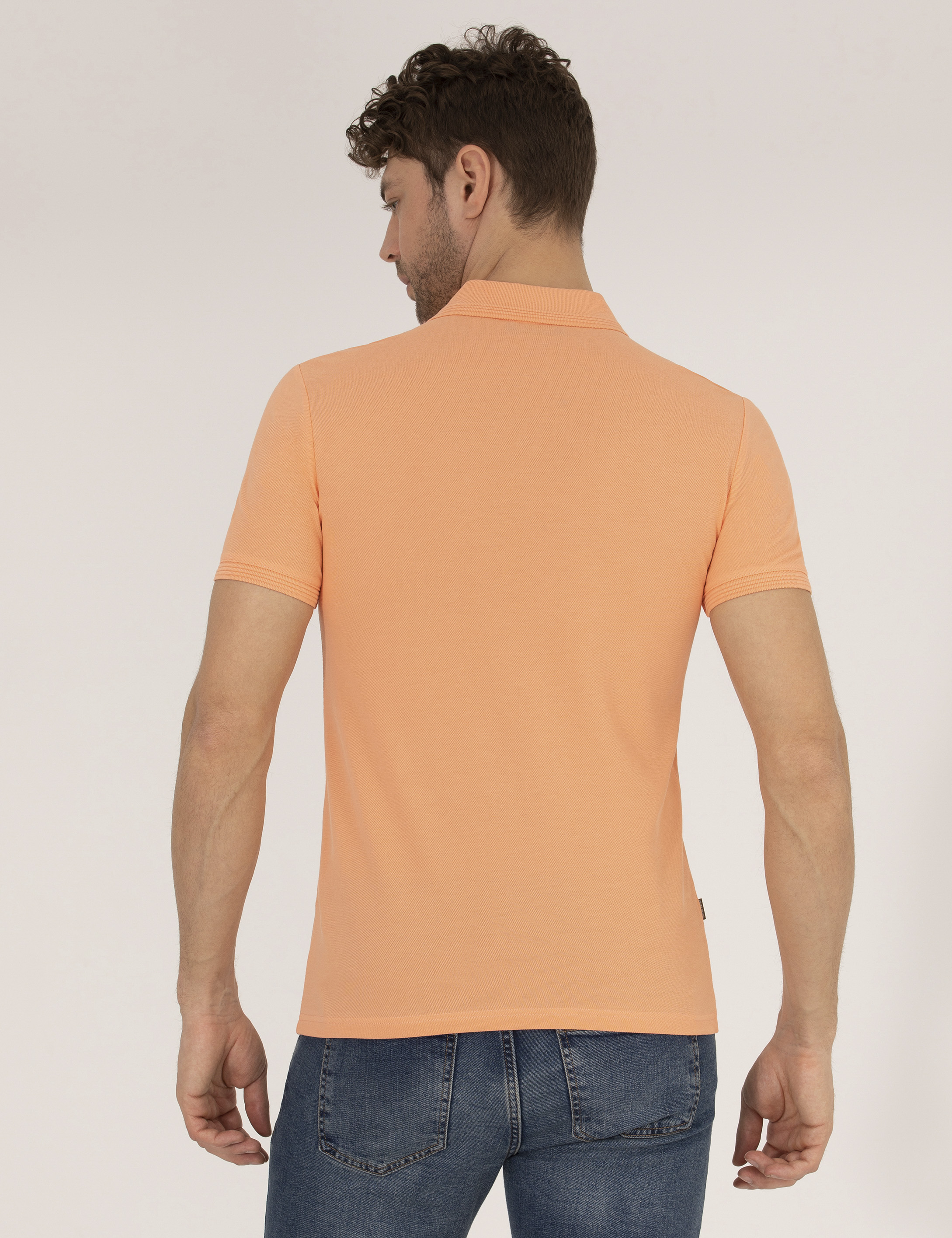 Somon Slim Fit Polo Yaka Basic Tişört