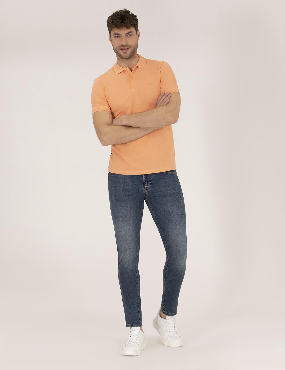 Somon Slim Fit Polo Yaka Basic Tişört - 50269606218