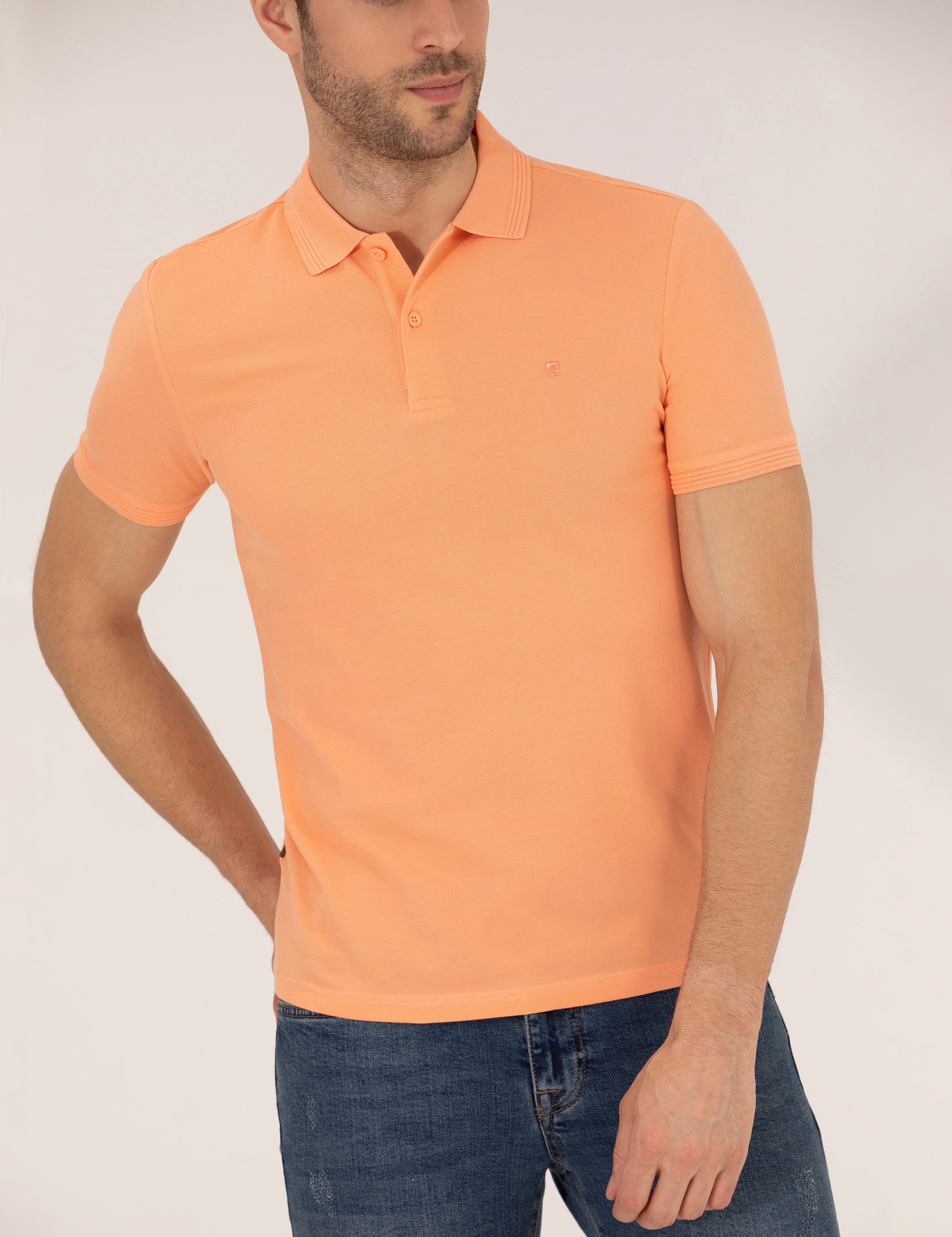 Somon Slim Fit Polo Yaka Basic Tişört
