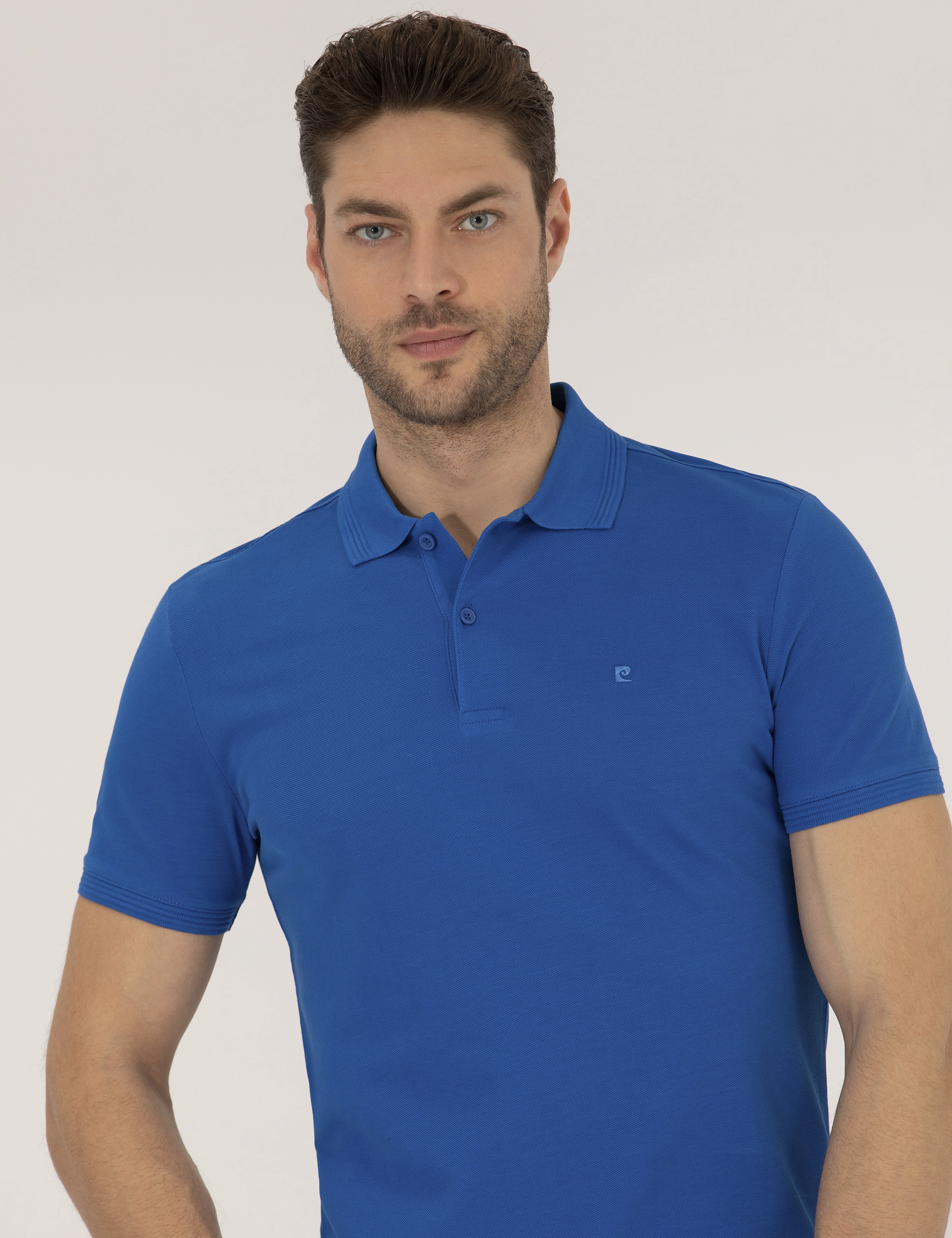Sax Slim Fit Polo Yaka Basic Tişört - Image 2
