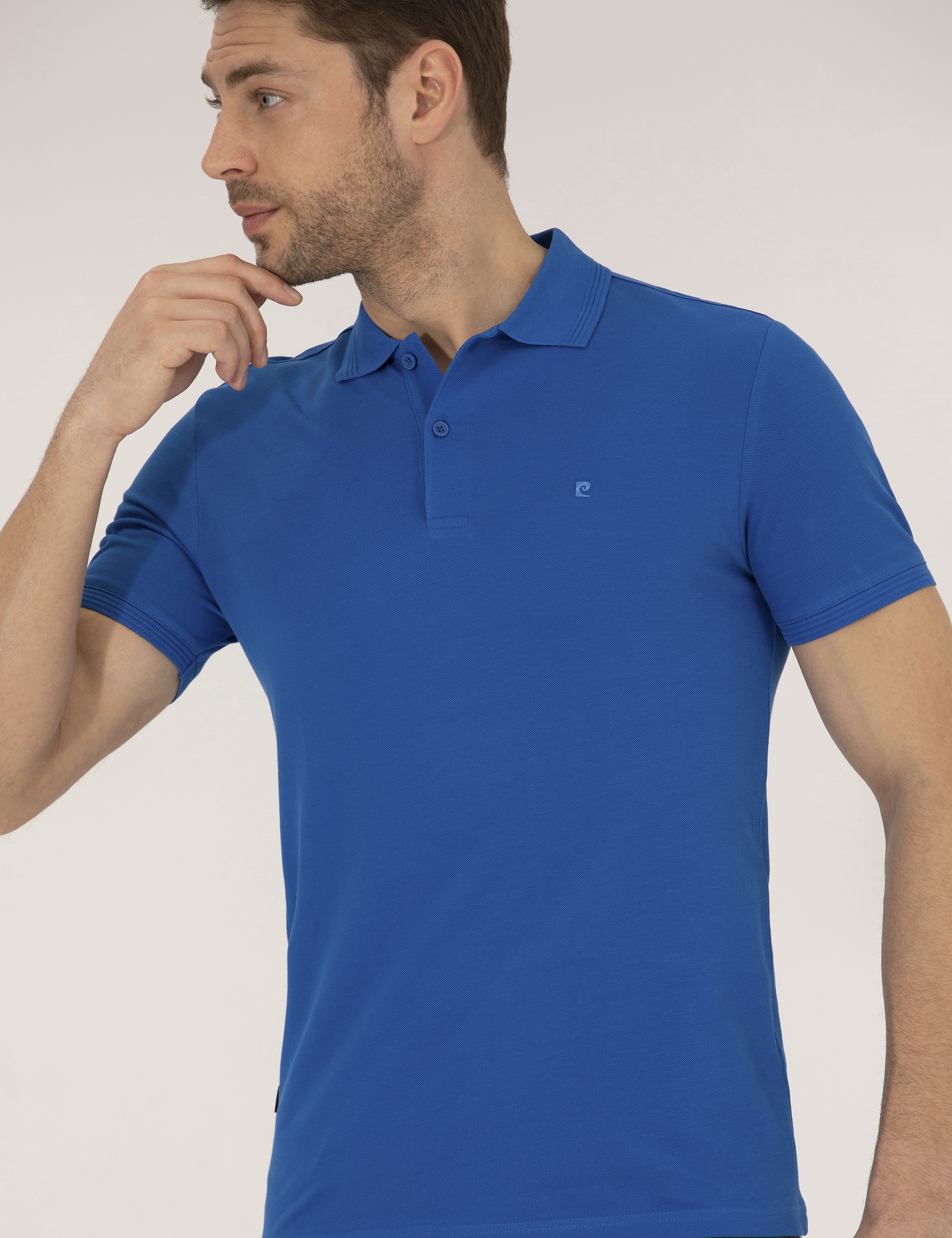 Sax Slim Fit Polo Yaka Basic Tişört - Image 3