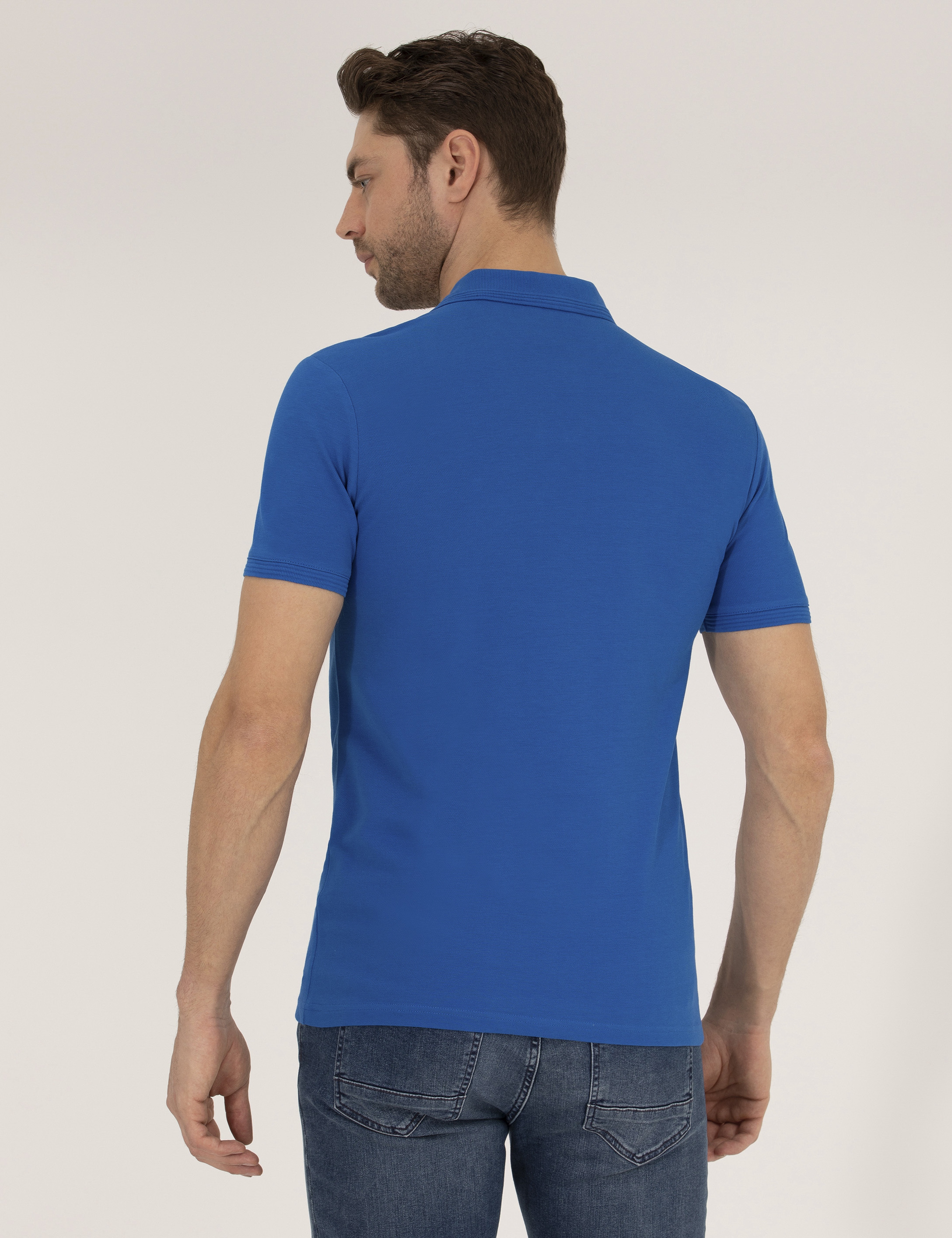 Sax Slim Fit Polo Yaka Basic Tişört