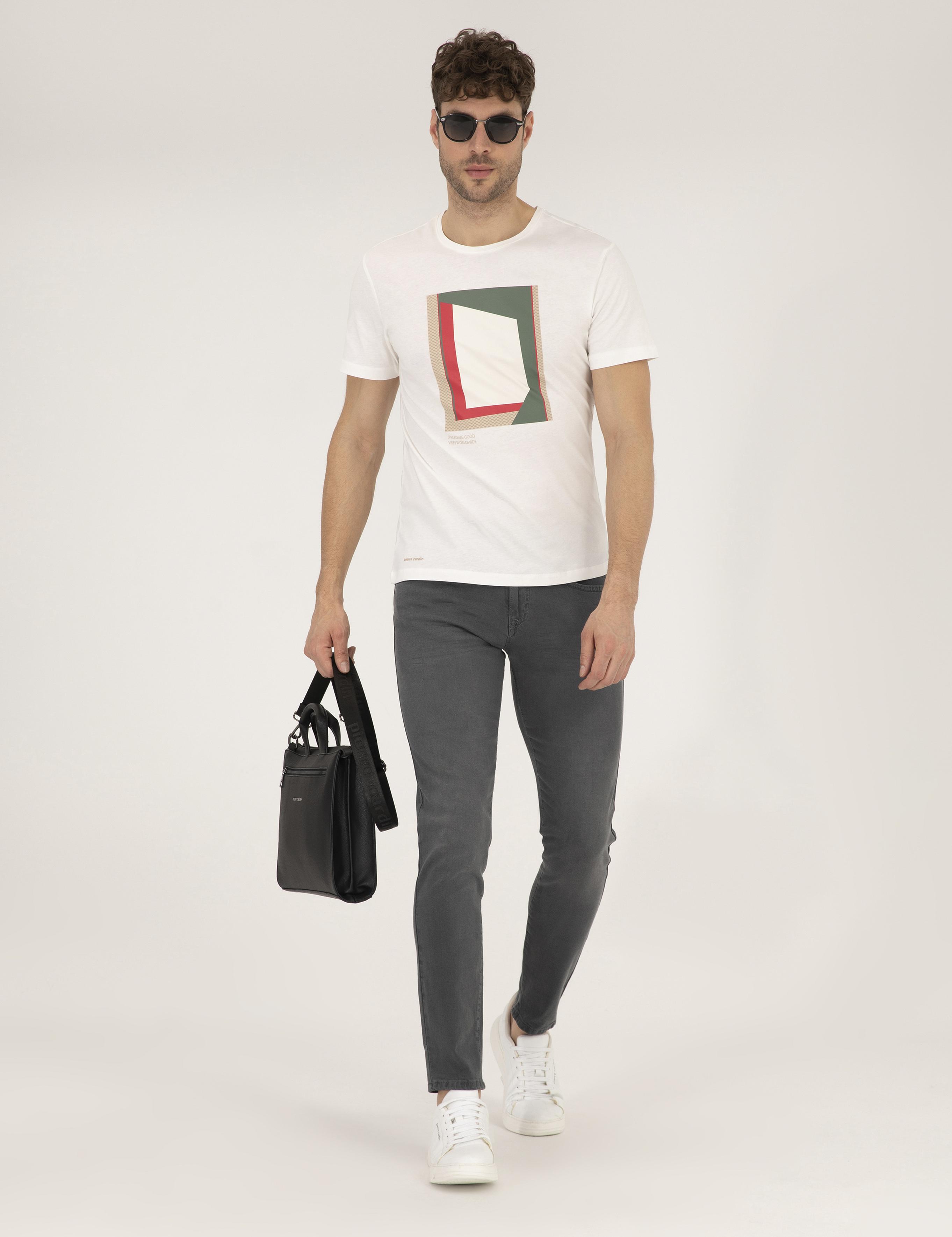 Koyu Gri Slim Fit Jean Pantolon