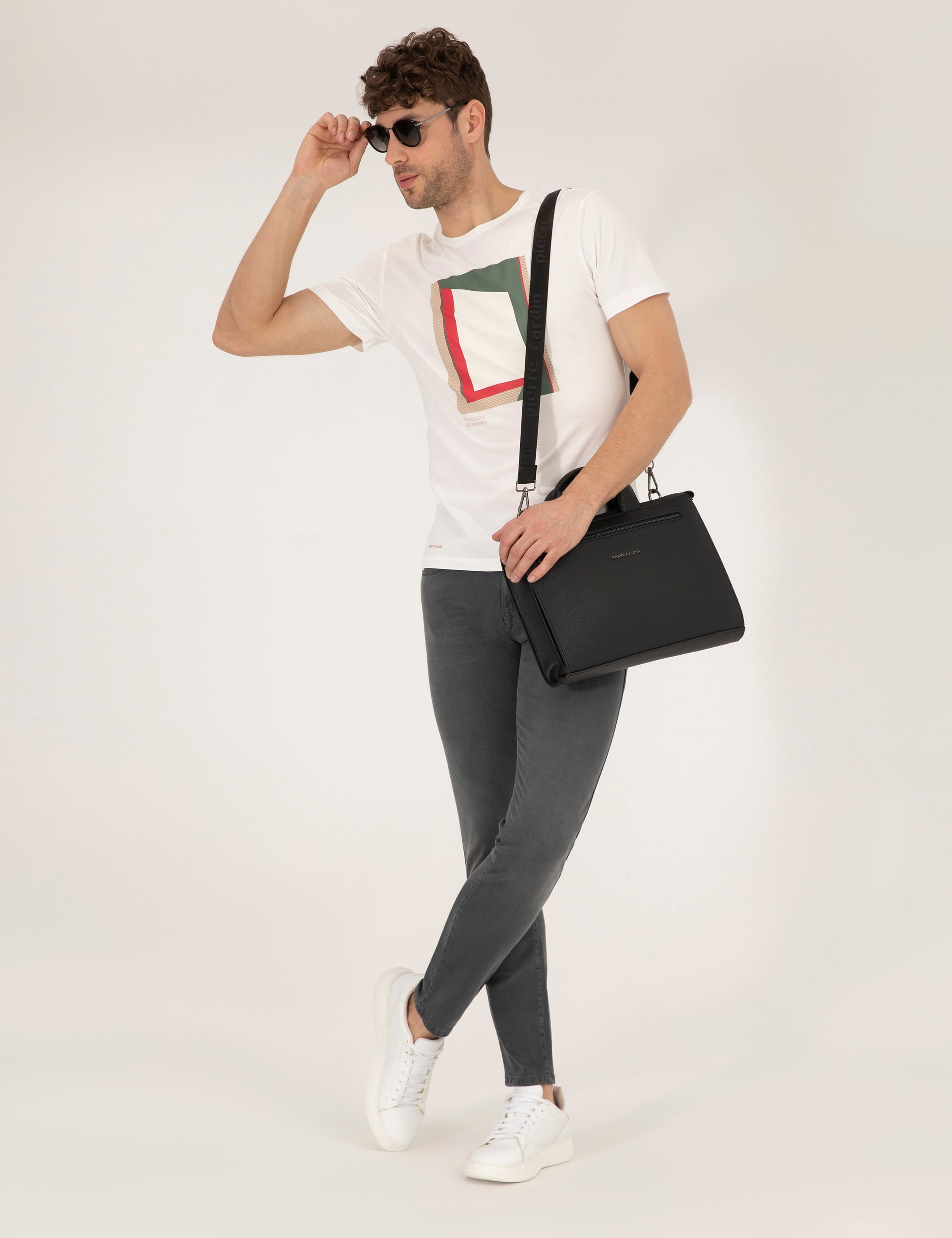 Koyu Gri Slim Fit Jean Pantolon