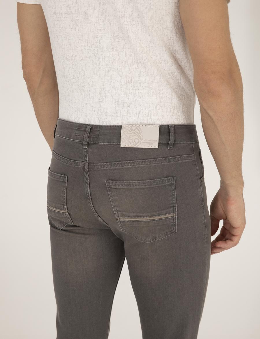 Koyu Gri Slim Fit Jean Pantolon
