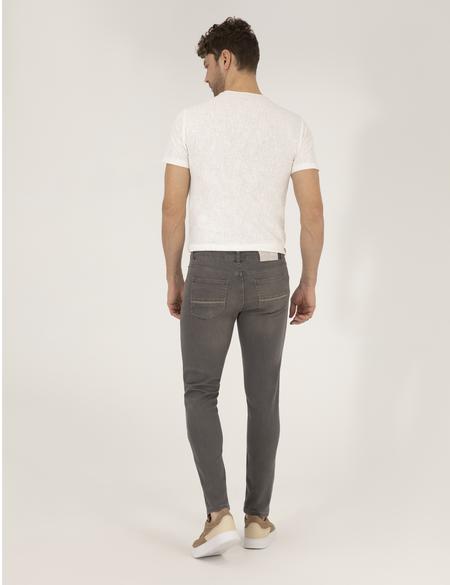 Koyu Gri Slim Fit Jean Pantolon - 50265297062