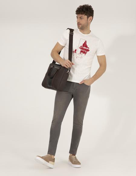 Koyu Gri Slim Fit Jean Pantolon - 50265297062