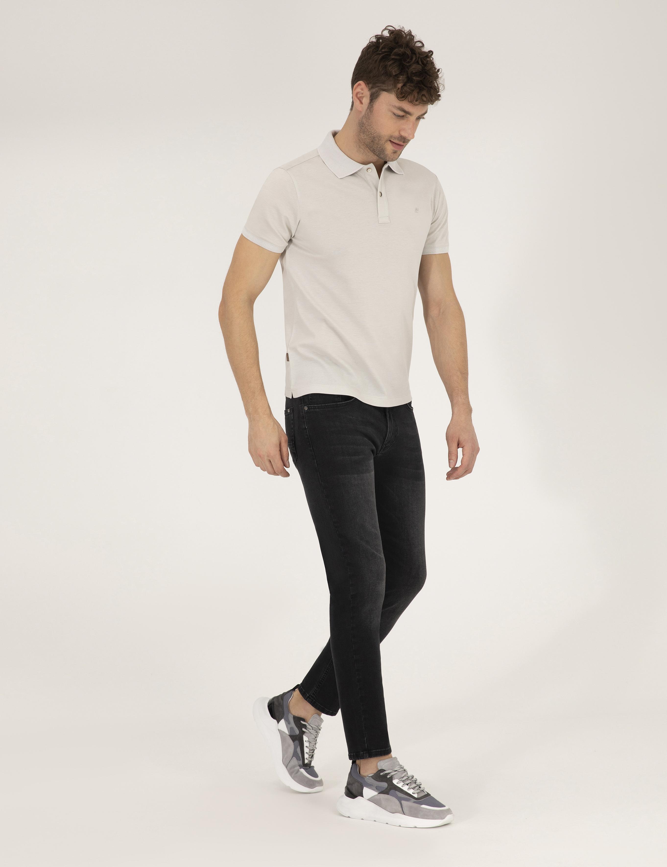 Siyah Slim Fit Jean Pantolon