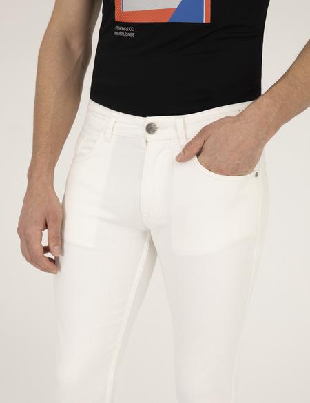 Ekru Slim Fit Jean Pantolon - 50267655087