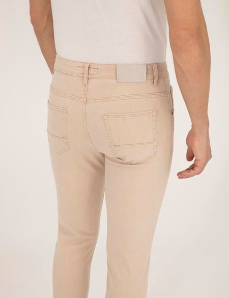 Bej Slim Fit Jean Pantolon - 50267820108
