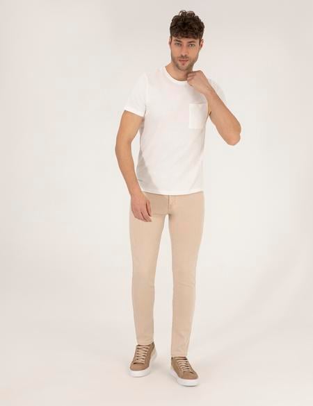 Bej Slim Fit Jean Pantolon - 50267820108