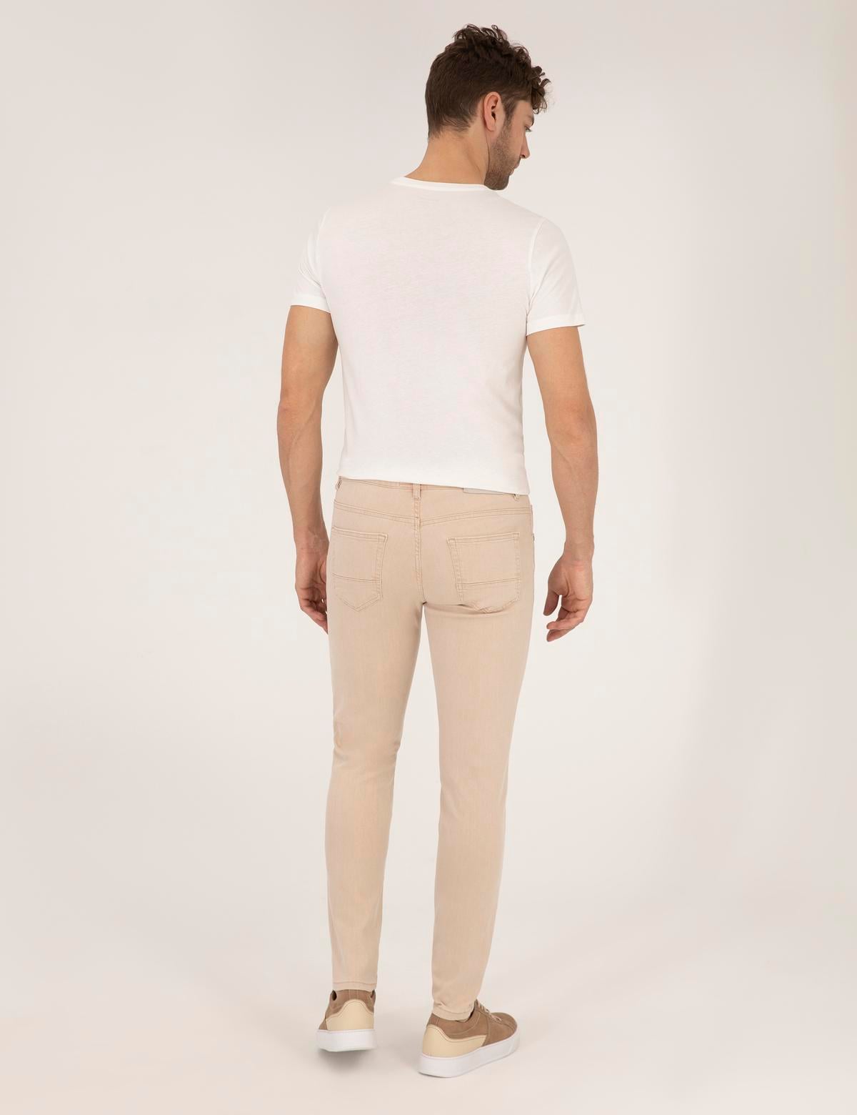 Bej Slim Fit Jean Pantolon - 50267820108