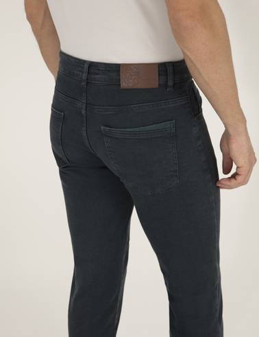 Koyu Yeşil Slim Fit Jean Pantolon
