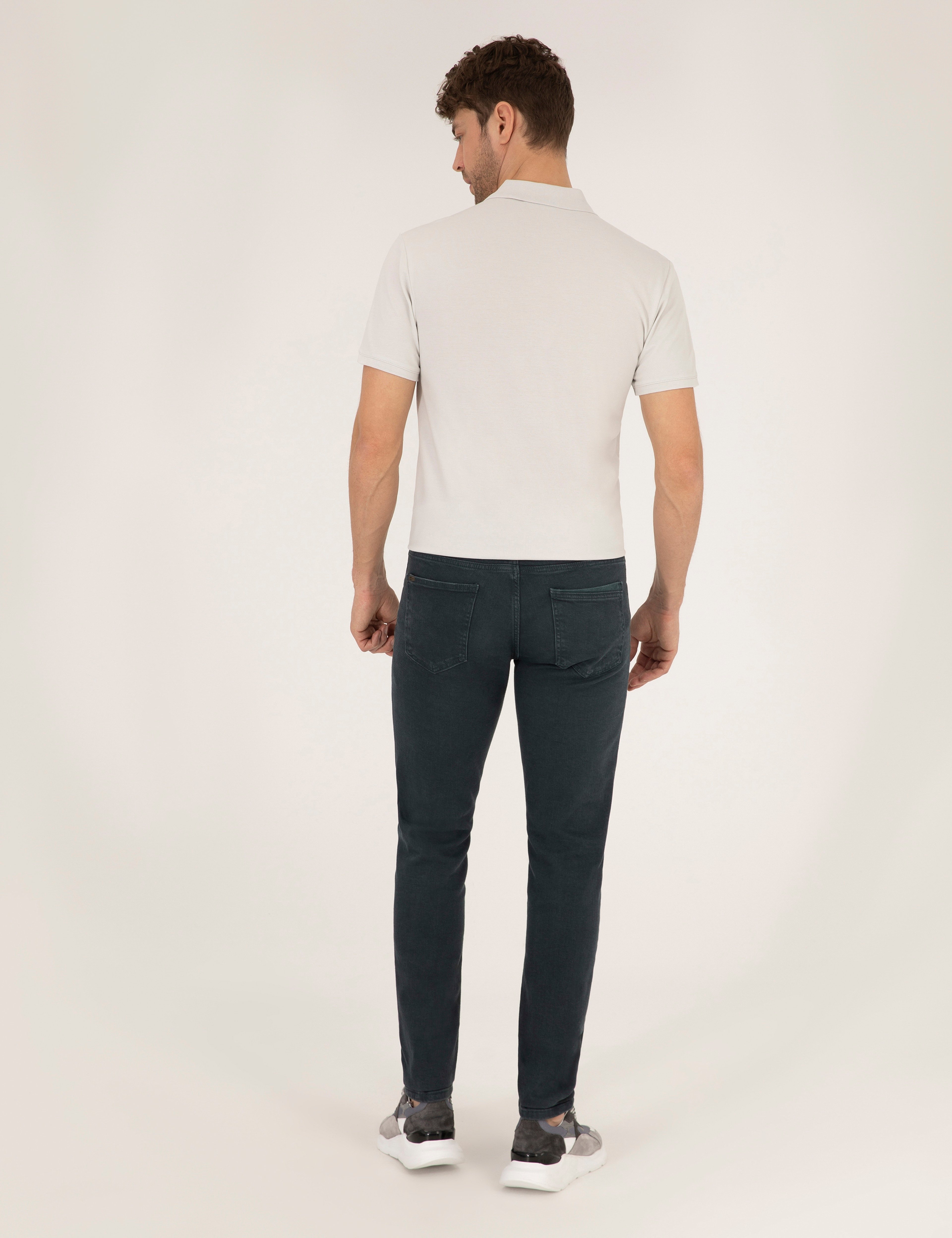 Koyu Yeşil Slim Fit Jean Pantolon