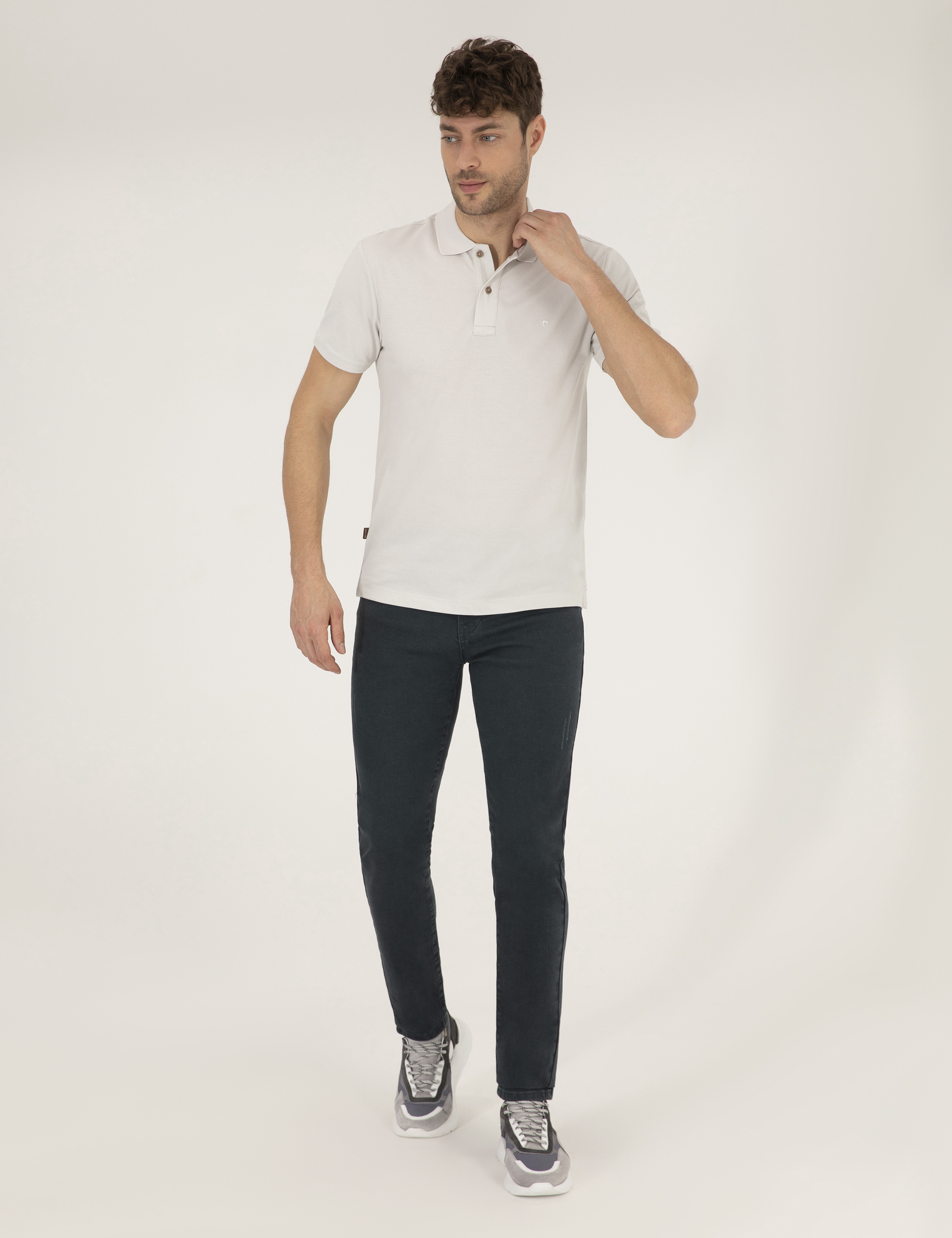 Koyu Yeşil Slim Fit Jean Pantolon - Image 3