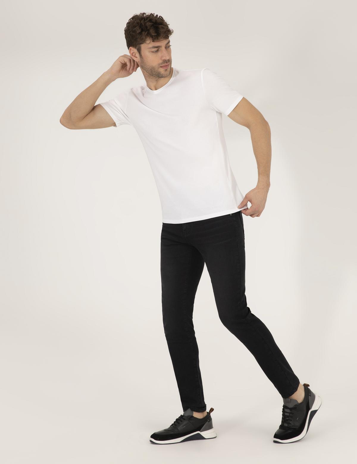 Antrasit Slim Fit Jean Pantolon - 50267831052