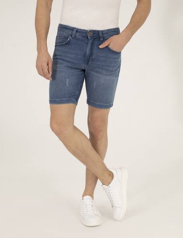 Saks Slim Fit Jean Şort