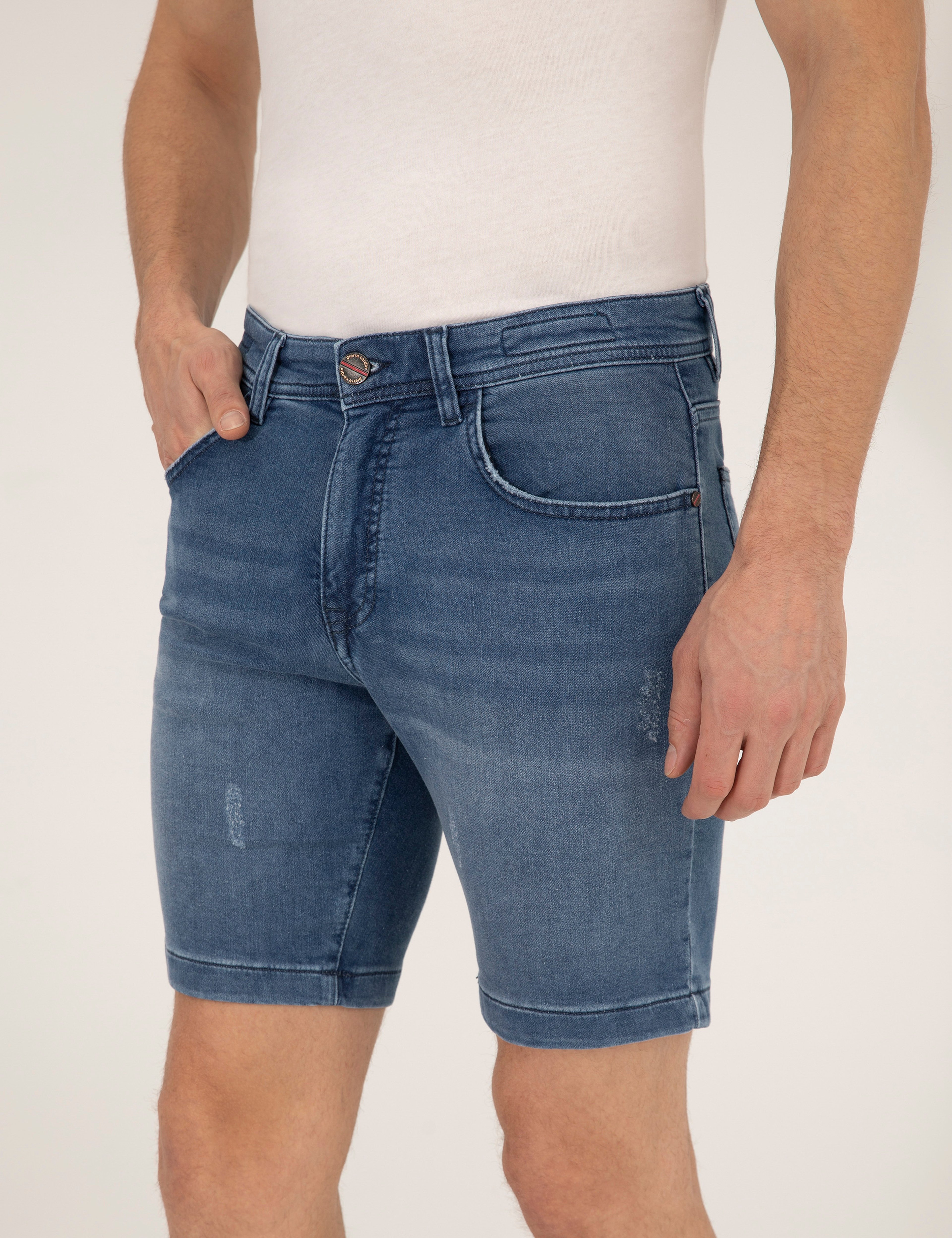 Saks Slim Fit Jean Şort