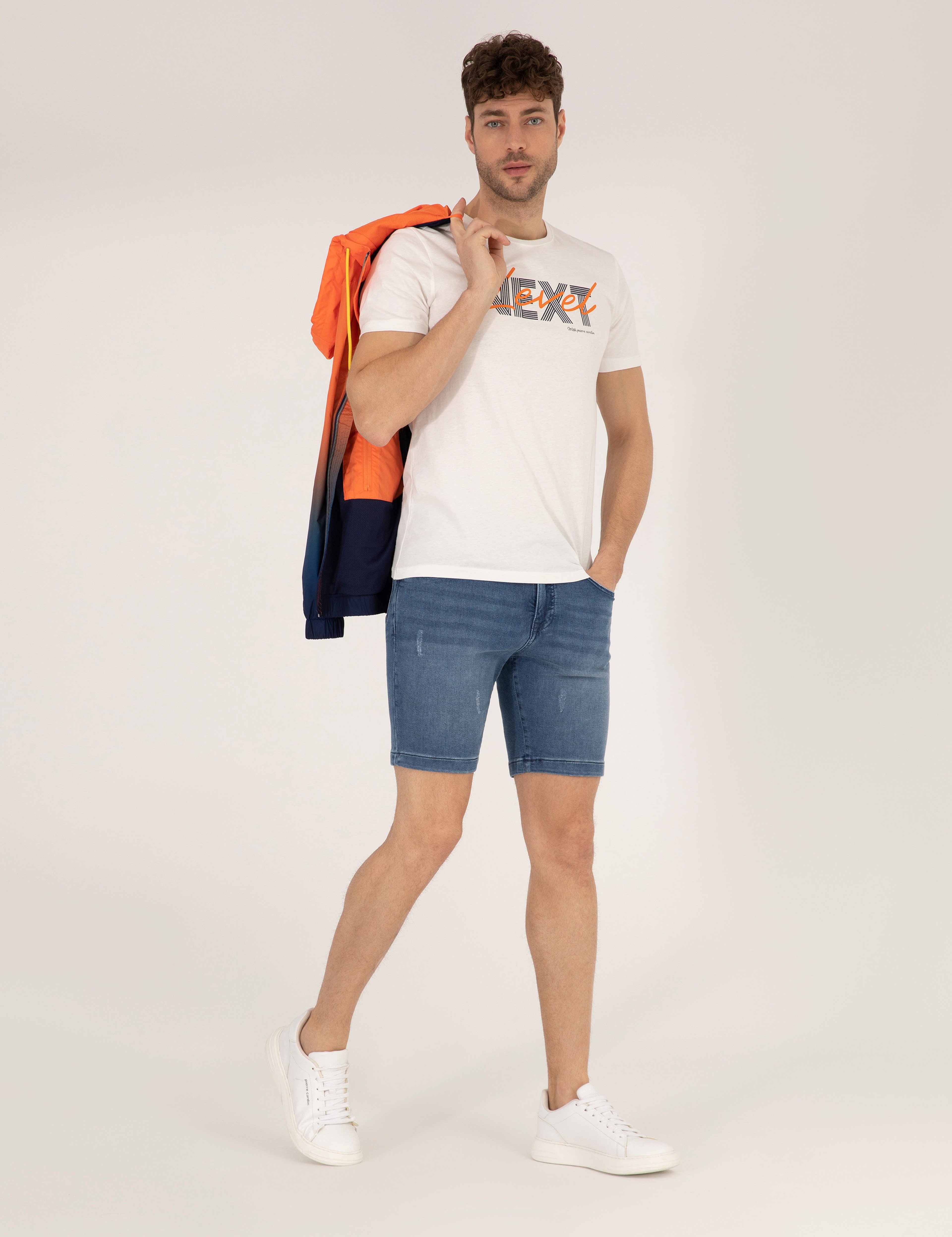 Saks Slim Fit Jean Şort