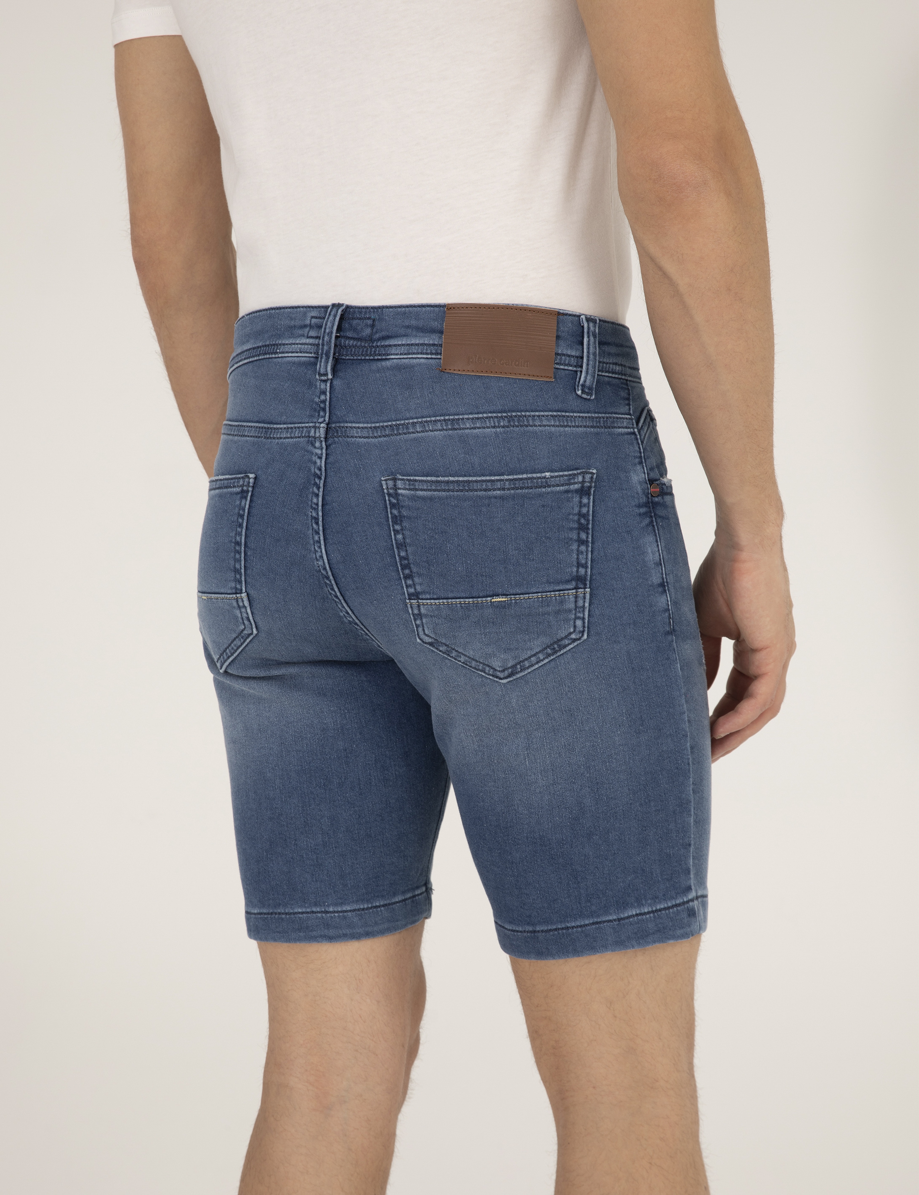 Saks Slim Fit Jean Şort - Image 7