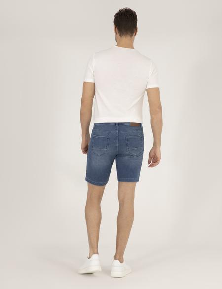 Saks Slim Fit Jean Şort - 50267835010
