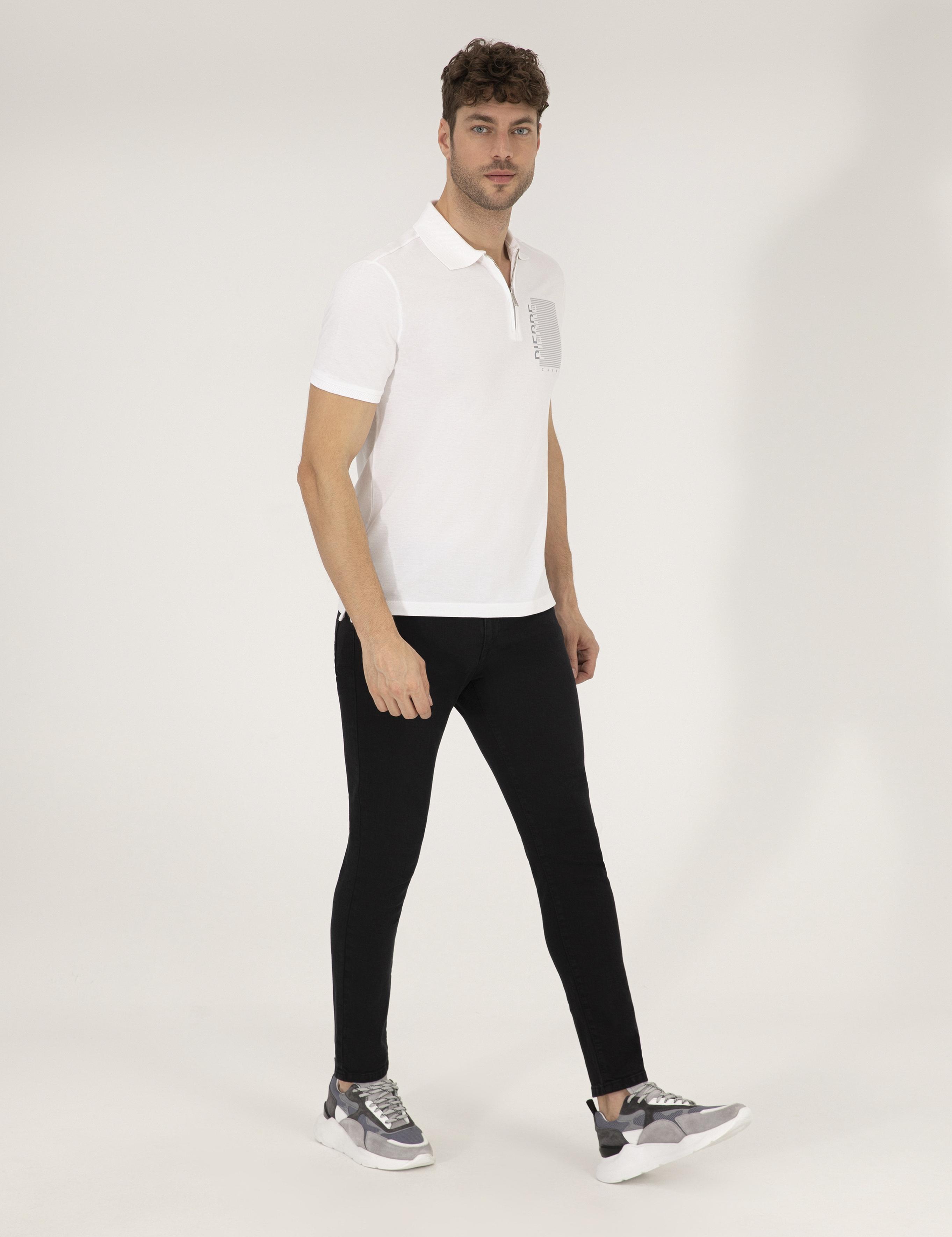 Siyah Slim Fit Jean Pantolon