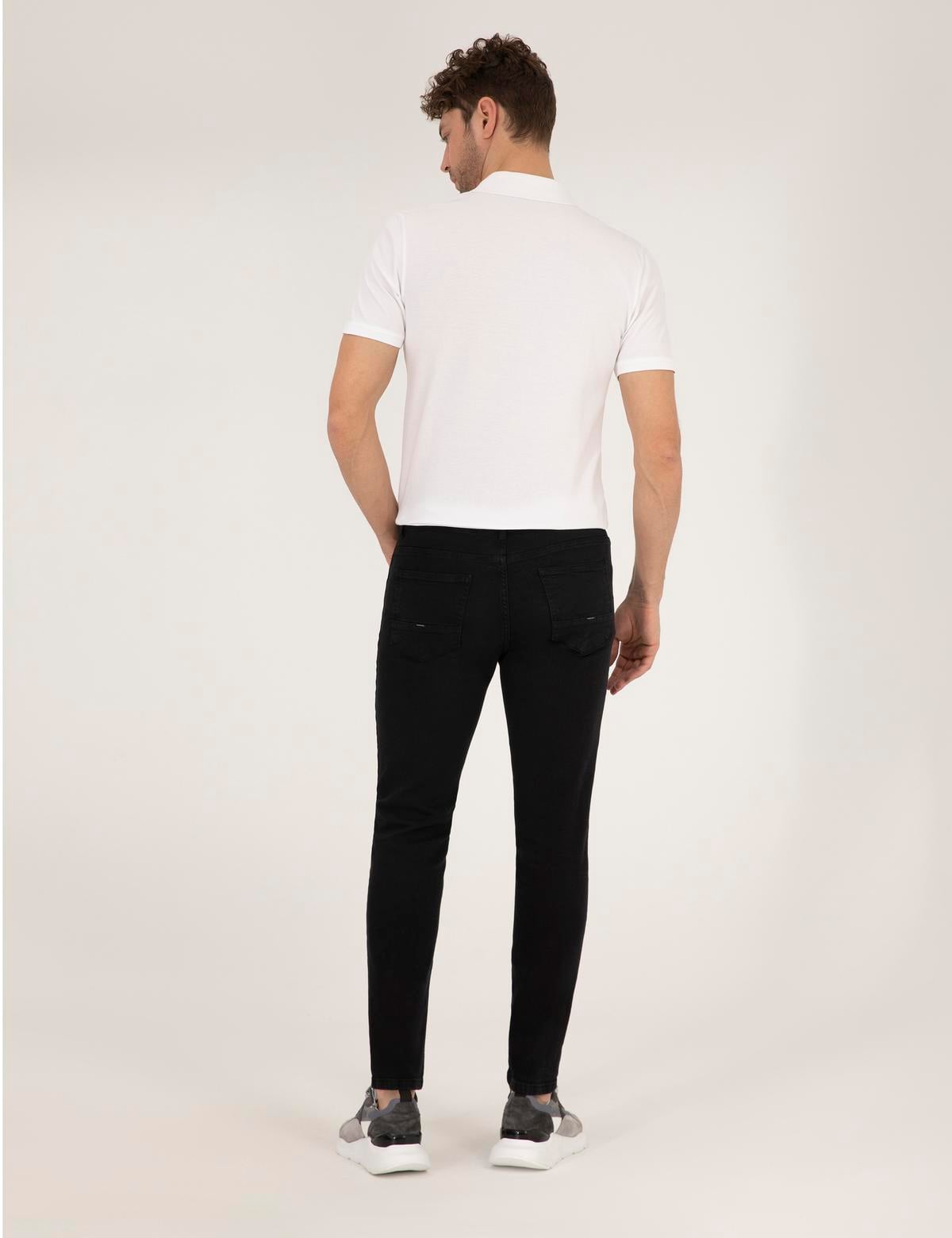 Siyah Slim Fit Jean Pantolon - 50268909015