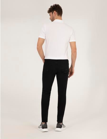 Siyah Slim Fit Jean Pantolon - 50268909015