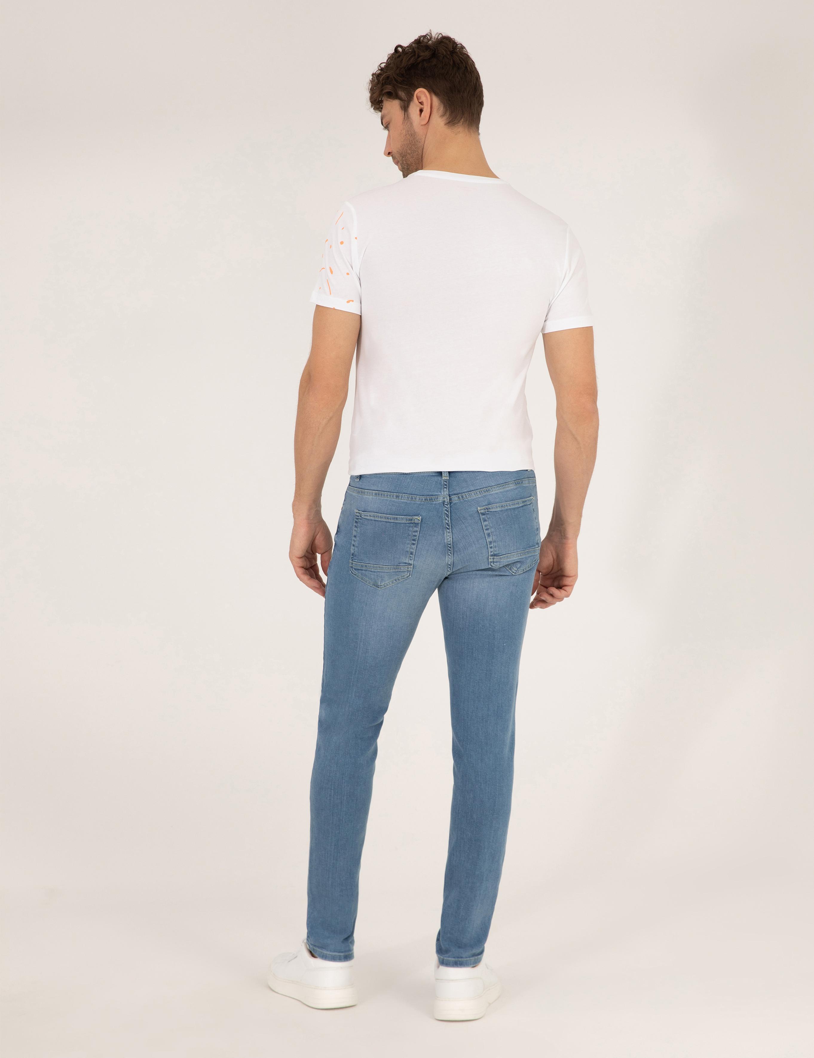 İndigo Slim Fit Jean Pantolon