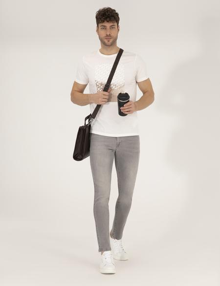 Açık Gri Slim Fit Jean Pantolon - 50269066023