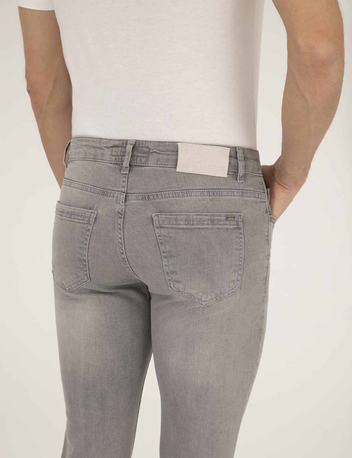 Açık Gri Slim Fit Jean Pantolon - 50269066023