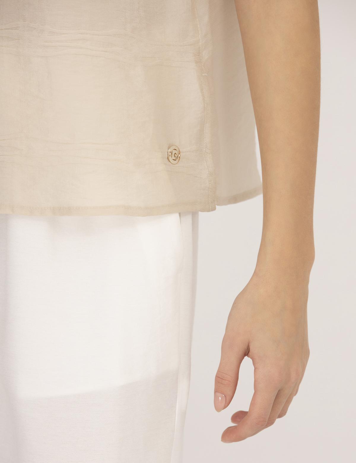 Bej Comfort Fit Kısa Kollu Gömlek - 50262504025