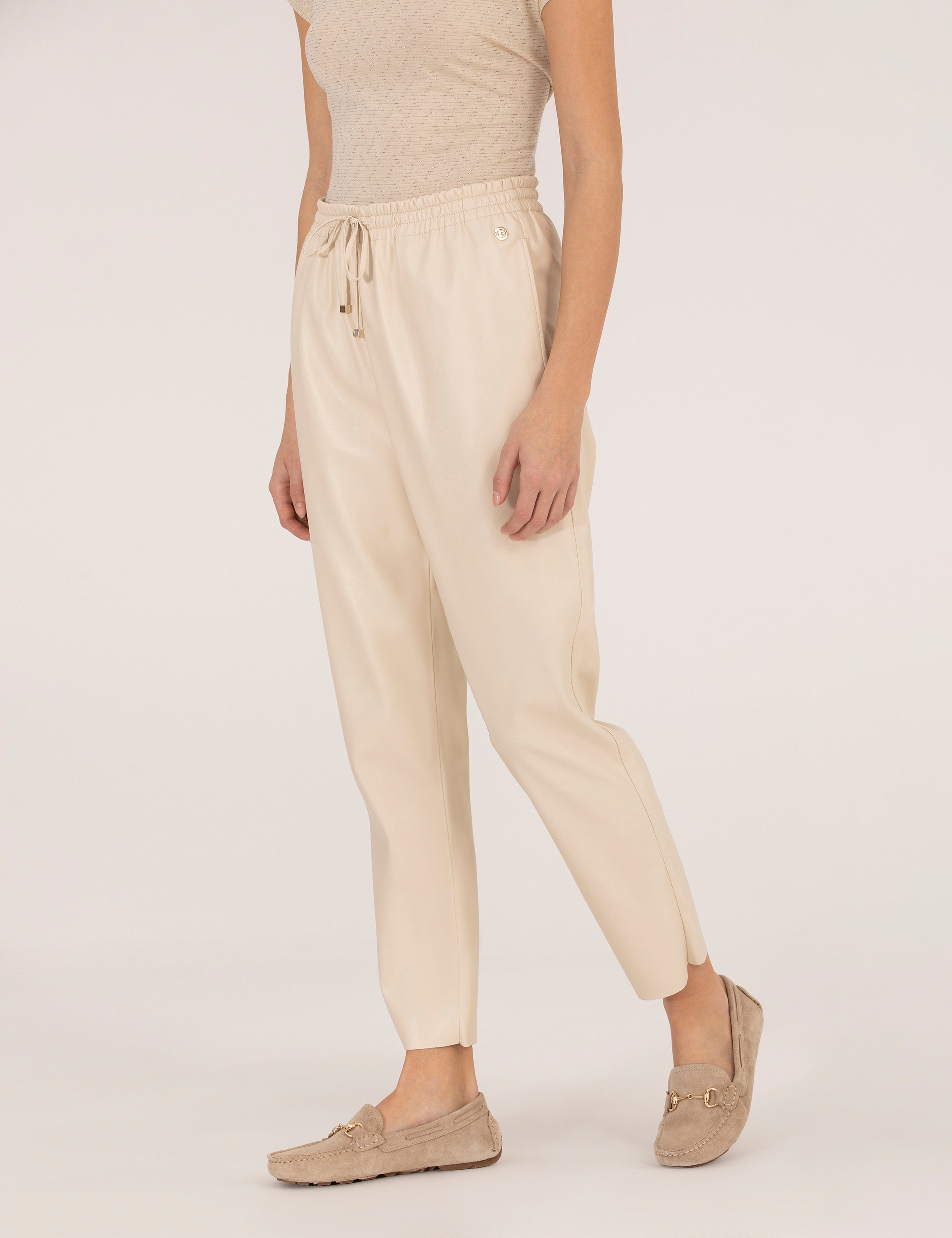 Krem Carrot Fit Pantolon - Image 2