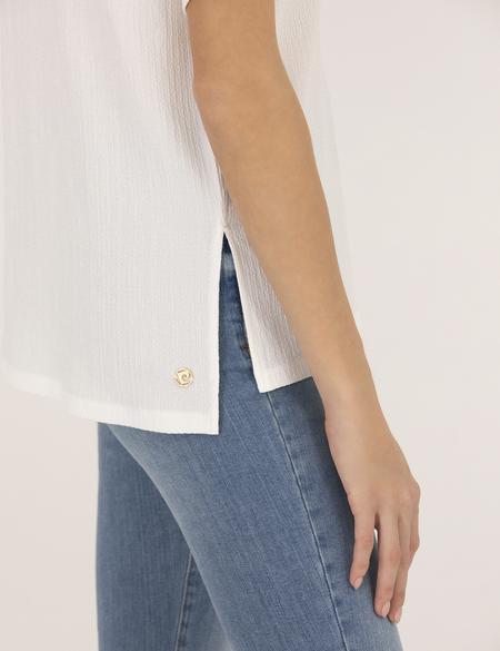 Ekru Regular Fit Tişört - 50263419005